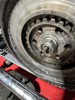 Clutch plate fail