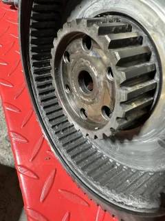 Clutch plate fail