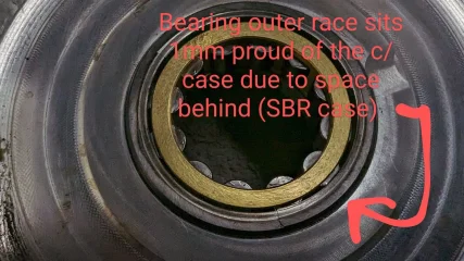 Broken Main Bearings (Outer Race)