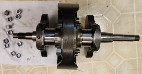 Mk3 Crankshaft Disassemble, clean Reassemble