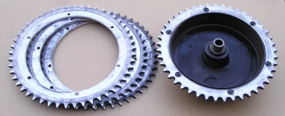 850MKII Rear sprocket graft.