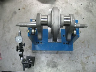 Commando crankshaft deflections?