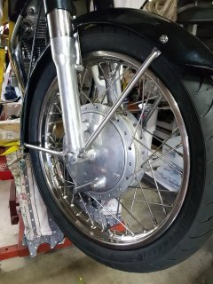 I need a Norton front fender / mudguard pre -1964 for 7" wide forks