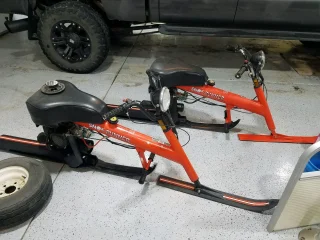 Norton snow mobile rig