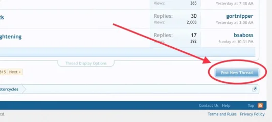 "Post New Thread"