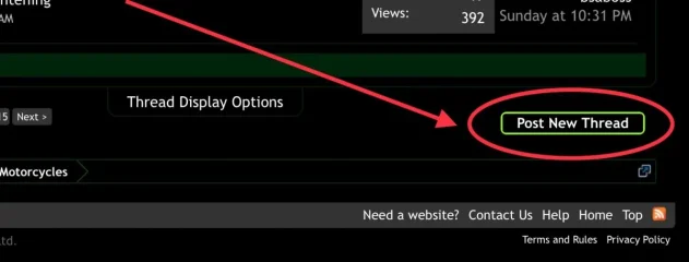 "Post New Thread"