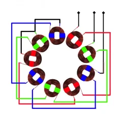 Combine 3 wires from the alternator to the rectifier?