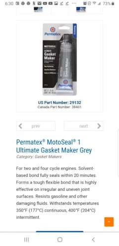 Spray Coppercoat Gasket Sealer?