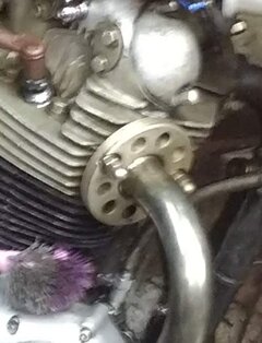 Exhaust thread repair failed