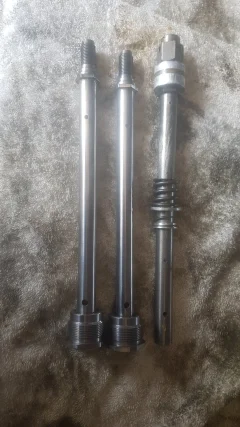 Disc forks with no oil seal circlip.